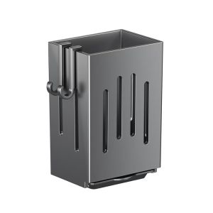 Blumey ชั้นวางเครื่องครัว ที่วางตะเกียบระบายน้ำอเนกประสงค์ ตะกร้าตะเกียบติดผนัง chopsticks bucket