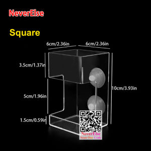 Feeding device square column cylindrical side entrance koi large aquarium floating Aquarium parrot fish turtle fish tank fish food floating feeding circle suspended fish feeding circle