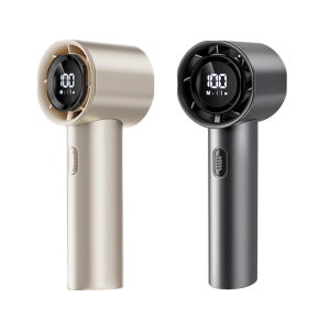 Tay cầm xách tay fan hâm mộ tốc độ có thể điều chỉnh quạt làm mát có thể sạc lại với màn hình hiển thị kỹ thuật số cho du lịch nam nữ cắm trại