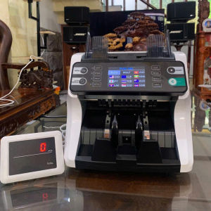 Máy đếm tiền hoshico 6868pro đa ngoại tệ tổng tiền nhiều mệnh giá kiểm tra tiền siêu giả 10 loại tiền trên thế giới 2025