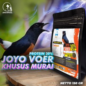 MAKANAN BURUNG MURAI | VOER BURUNG MURAI | VOER HARIAN | VOER NUTRISI KOMPLIT | VOER GACOR 30% 150 GR