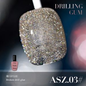 สุดฮอต! 2021 สีเจล Flash สีทาเล็บเจล AS ( รหัส ASZ ) Broken drill 15ml ยาทาเล็บเจล สีแฟลช