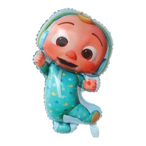 Balon Foil Ulang Tahun Anak Laki Laki Perempuan Karakter kokomelon Full Body Bulat Jumbo