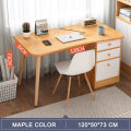 [100/120cm] Study Table with Drawer Computer Table Office table Desk for Writing Home Furniture Room. 
