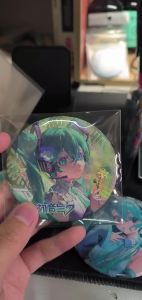 2024 Hot Anime Hatsune Miku Pins Breastpin Badge Cartoon Jewelry Handbag Schoolbag Hat Accessories birthday gift