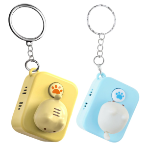 Moggie Design Keychain Press Button Toy For Anxiety Relief Compact Desk Ornament With Double Function Key Holder