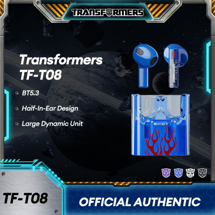 Transformers TF-T08 หูฟังบลูทูธไร้สาย บลูทูธ 5.3 ชุดหูฟัง เอฟเฟกต์เสียง ...