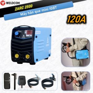 Máy hàn que dùng điện Ziziweld Zarc 2500 công suất 4.7 KVA hệ số công suất 0.65 cấp bảo vệ IP21S Zarc-2500