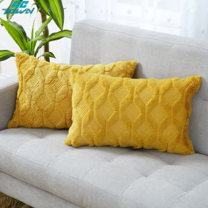 Hình Học họa tiết hình kim cương vỏ gối sang trọng Đơn Giản gối sofa Bìa nhung mềm Len Vải Áo Gối 30X50Cm Cho Phòng ngủ phòng khách