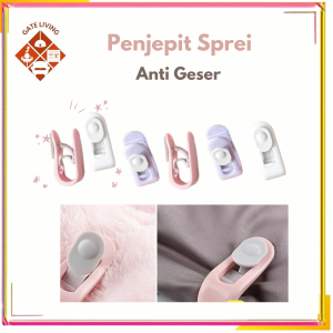 Penjepit Sprei Cover Selimut Kasur Anti Geser Sheet Grippers Klip Kain