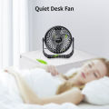 SmartDevil USB Desk Fan, 3 Speeds Portable Mini Desktop Fan, 360° Adjustment Small Personal Table Fan for Home Office Car Outdoor Travel (Black). 