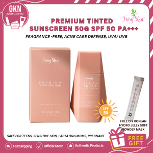 Fairy Skin Premium Tinted Sunscreen 50G SPF50 [ Mattifying & Glowing ] 100% Legit and Authentic FairySkin