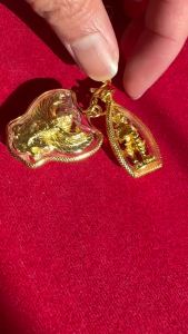 (สินค้ามี2สี)ชุดพญาครุฑ+ท้าวเวสสุวรรณโณ+แหนบทอง พร้อมคาถาบทสวด ธูปเลข พระพุทธรูปทองแดง