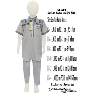 Koko Anak Laki Laki PREMIUM Setelan Koko Anak Laki Laki 3-14Tahun Lengan Pendek Koko Anak Eternity Terbaru COD