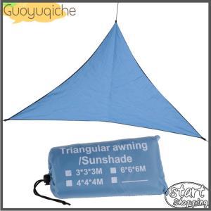 【Guoyuqiche】 Không thấm nước tam giác UV Sun Shade buồm kết hợp Net tam giác Sun Sail lều