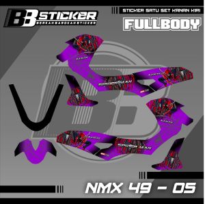 Decal Sticker Yamaha NMAX 155 Old BISA HOLOGRAM Fullbody 2015-2019 Nmx 49