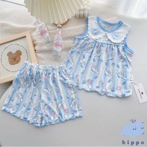 ชุดนอนเด็กผู้หญิง งานดีมาก Girls pajamas【Hippobaby20】