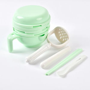 Baby Food Maker Mpasi 10 In 1 BPA Free/ Food Masher Grinder Bowl/ Baby Grinder Set Grinding Bowl Mpasi/ Alat Pembuat Makanan Bayi Mpasi/ Mangkok Penghalus Penglumat Pembuat Makanan Bayi/ Multifungsi Grinding Bowl Baby Food Maker Jus Bayi