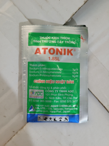 ATONIK 1.8 SL - Gói 10ml - Kích thích sinh trưởng ra rễ xanh lá cho lan kiểng lá và rau màu