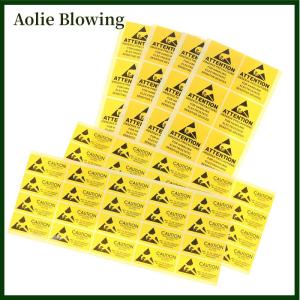 Aolie 40Pcs Caution Sticky Sticker Adhesive Warning Label ESD Static Sensitive Device