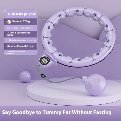 Adjustable Smart Sport Hula Hoop Electronic Counting Fitness Massage Hoop Thin Waist Abdominal Exercise Ring Gym Home