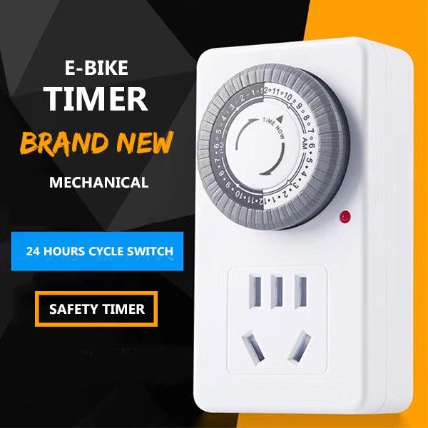 Timer Socket 12hrs 24 hours Mechanical Countdown Anti Overcharging Of