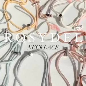 [ROSYDEL] Soft Satin “𝘕𝘦𝘤𝘬𝘭𝘢𝘤𝘦” Reusable Face Mask 3 Layer with neck strap lanyard chain adjustable