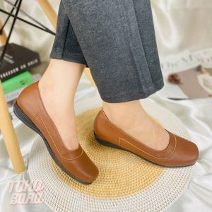 BARA - sepatu kerja wanita sepatu pantopel sepatu kantor formal wanita barel flat