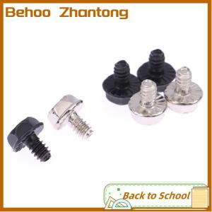 Behoo 100pcs ฟัน HEX Computer PC Case ฮาร์ดดิสก์เมนบอร์ดติดตั้งสกรูสำหรับเมนบอร์ด PC Case CD-ROM Hard Disk