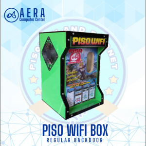 Piso Wifi BOX ONLY with sticker fan cover Camlock and Key
