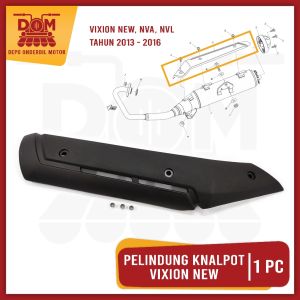 Pelindung Knalpot VIXION NEW (PSP) Cover Muffler Tutup Tameng Kenalpot New Vixion NVA NVL 2013-2016