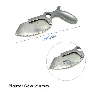 QSWTITAN Bone Saw Plaster Saw 210mm Orthopaedic surgery Instruments Stainless Steel