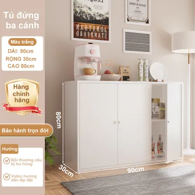 DAMIK Tủ Buffet Đựng Đồ Đa Năng Cao Cấp Tủ Gỗ Mdf Chống Thấm Dung Lượng Lớn Thiết Phù Hợp Làm Tủ Bếp
