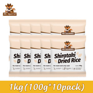Mr.Squirrel 50PCS Dry Shirataki Rice Konjac Keto Low Carb Wholesale Shiritake Rice
