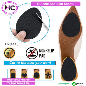 Outsole Karet Sepatu Alas Sol Sepatu Bawah Anti Slip Licin Bantalan Dengan Perekat Adhesive Insole High Heels Wanita Rubber Pad Sandal Murah