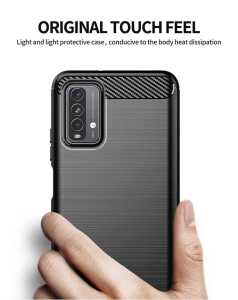 Case INFINIX HOT 9 PLAY Case Ultra Slim Ipaky Carbon Premium Softcase Anti Fngerprint Armor Casing Handphone