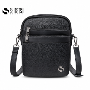 Shigetsu NAGI Leather Sling Bag Crossbody bag for Men handbag document office leather Bag for School