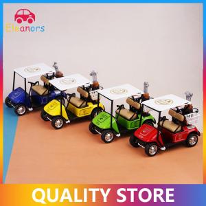 [Eleanor] 1:12 Dollhouse Miniature Golf Cart Model Alloy Pull-back Car Kids Pretend Play Toys Doll House Accessories