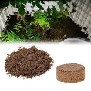 Coconut Fiber Coir Pellet Nutrient Soil Lightweight Compressed Base Garden
