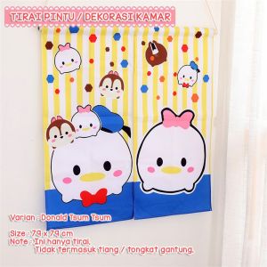 TIRAI PINTU KAMAR DEKORASI HIASAN PINTU MOTIF KARTUN SANRIO HELLO KITTY LITTLE MERMAID DONALD DUCK CINAMOROLL KUROMI BISA UNTUK HIASAN JENDELA