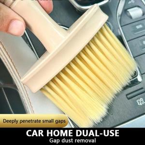 1PCS Car Cleaning Brush Vehicle Air Conditioner Cleaning Tool Multifunctional Wooden Cleaning Brush
