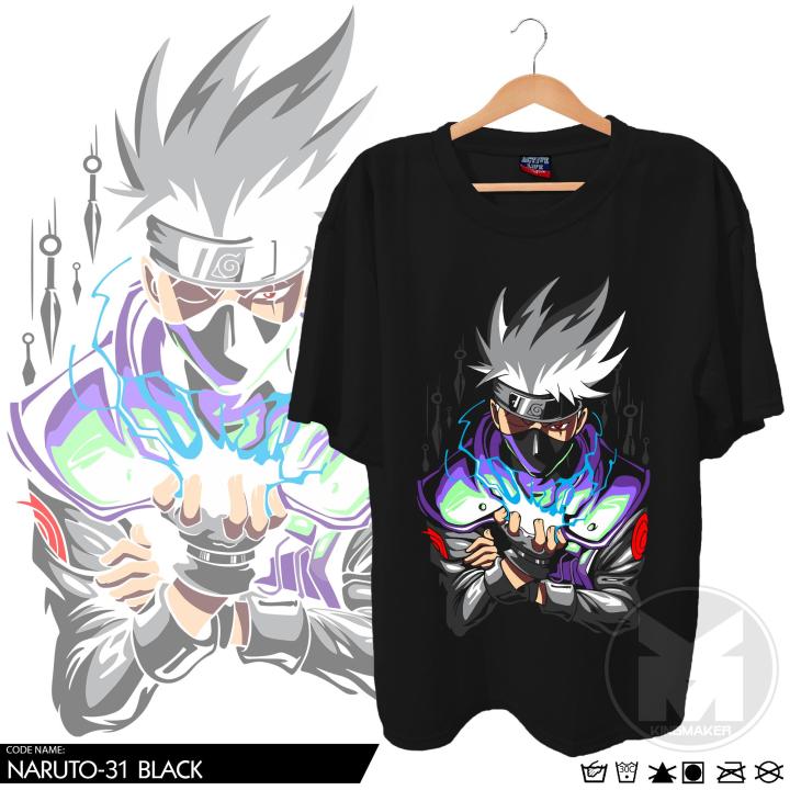 NARUTO Manga Kakashi Hatake Design T-shirt with DTF (Direct to