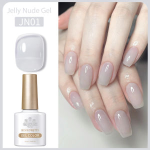 BORN PRETTY 10ml 50 Colors Jelly Nude Pink Gel Nail Art Polish Translucent Semi Permanent Soak Off UV LED Gel Varnish Nail UV Gel Polish Complete Set