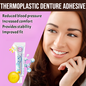 【Food Grade】Thermoplastic Denture Adhesive Cushion Denture Adhesive Cream Improvement Denture Adhesive