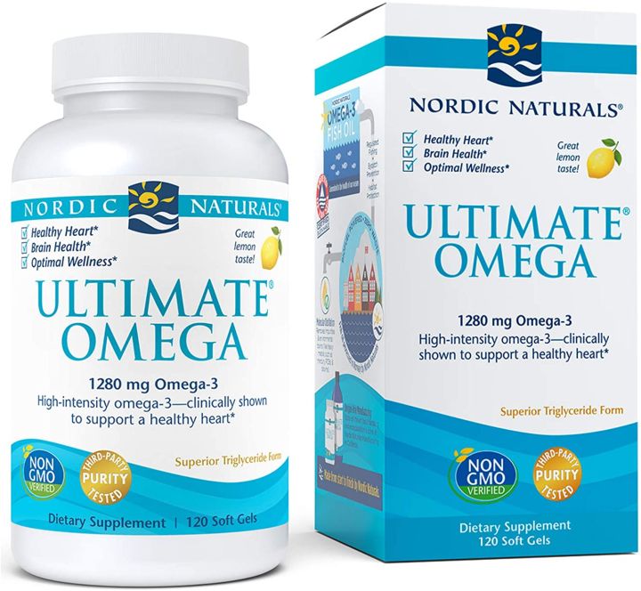 Nordic Naturals Ultimate Omega 1280mg Omega3 Superior Triglyceride