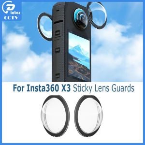 Sticky Lens Guards For Insta360 X3 lens Anti Gores pelindung lensa panorama insta360 Aksesori