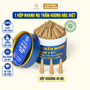 Nhang nụ trầm hương đốt xông nhà tẩy uế Sơn Mộc Hương làm thơm phòng đồ thờ cúng phong thủy may mắn tài lộc
