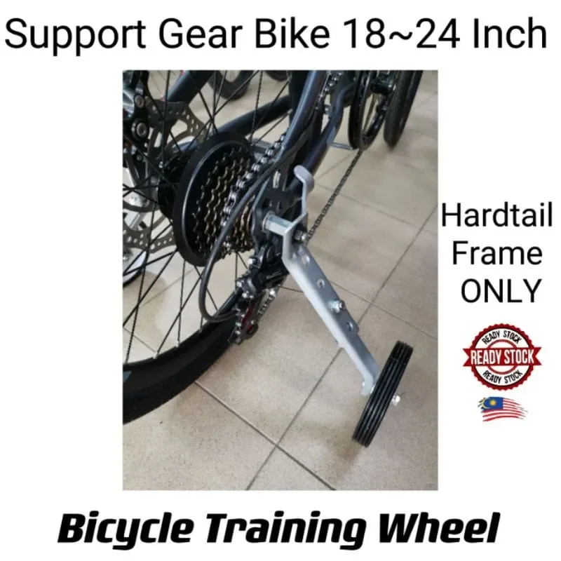 Bicycle side support wheel best sale