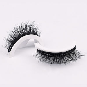 ขนตาปลอมแบบมีกาวในตัว1คู่ขนตาปลอมทำจากขนม3D ไม่ต้องใช้กาว