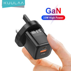 【Safety Mark 210170-15】KUULAA USB C Charger 33W GaN Type C 20W PD Fast Charging compatible with iPhone 13 12 11 Max Pro XS 8 Plus compatible with iPad Air 4 iPad 2021 Mini